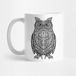 Owl in doodle style Mug